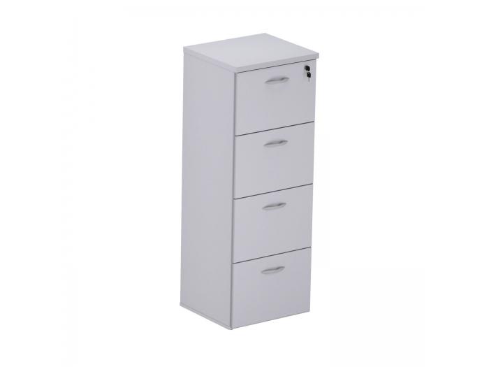 ARQUIVO 4 GAVETAS M15 CINZA CRISTAL