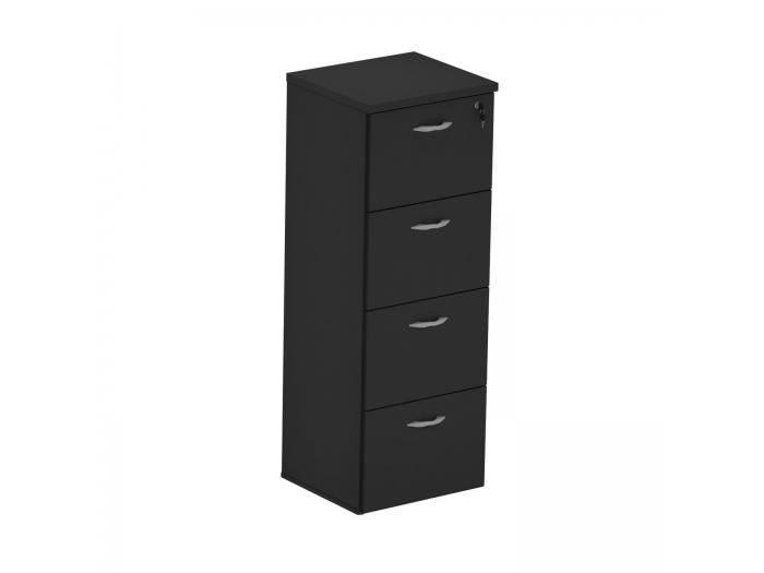 ARQUIVO 4 GAVETAS M15 PRETO