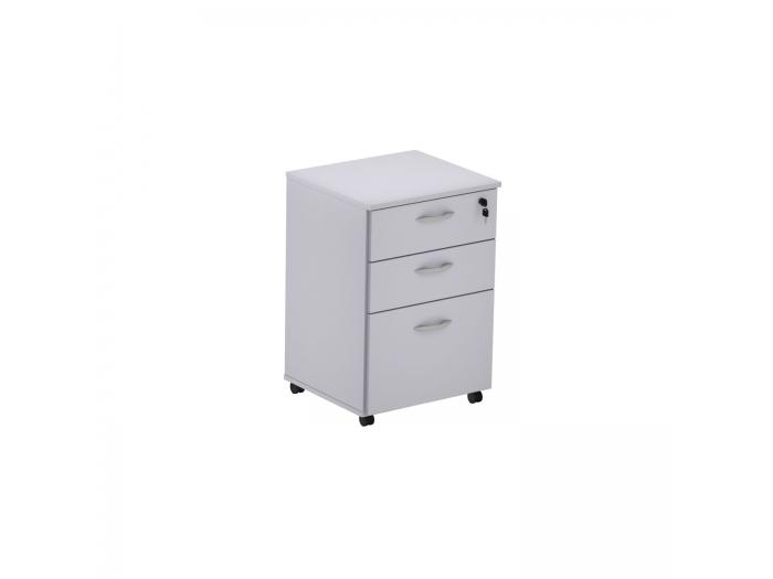 GAV. VOLANTE 2 GAV. 1 GAVETO M15 CINZA CRISTAL