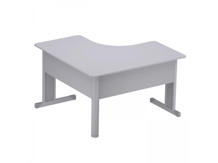 MESA ANGULAR P METLICO M15 CINZA CRISTAL