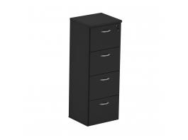 ARQUIVO 4 GAVETAS M15 PRETO