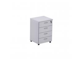 GAV. VOLANTE 4 GAVETAS M15 CINZA CRISTAL